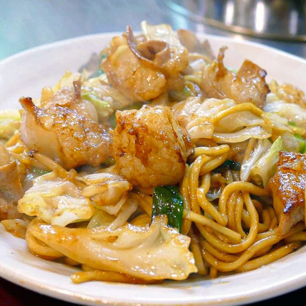 ホルモン焼きそば